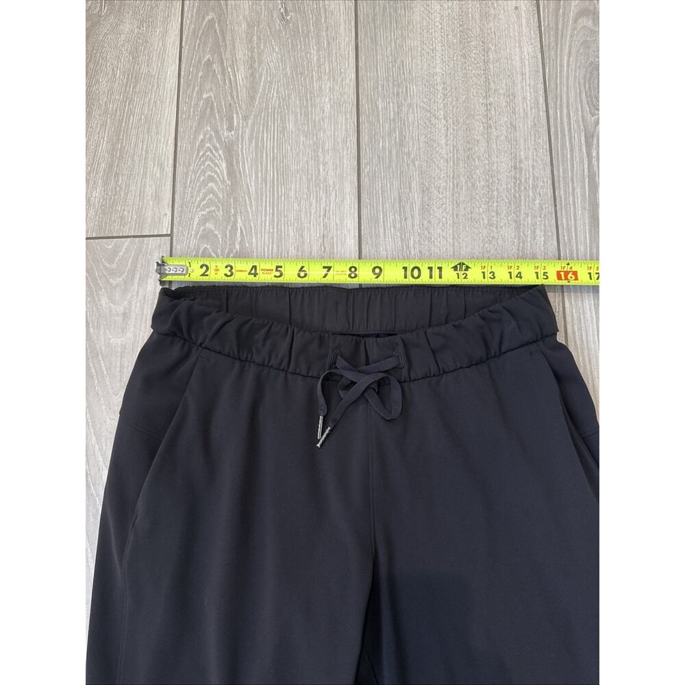 LULULEMON On The Fly Pant Black Pull On Athletic Active Pockets Stretch Size 8 - Picture 9 of 11